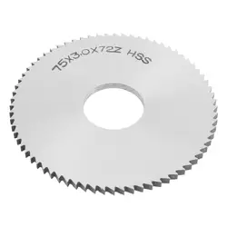 1 шт HSS пильный диск Круглый режущее колесо диск высокая прочность резки резак для резки Сталь Медь Пластик 75*3*22 мм