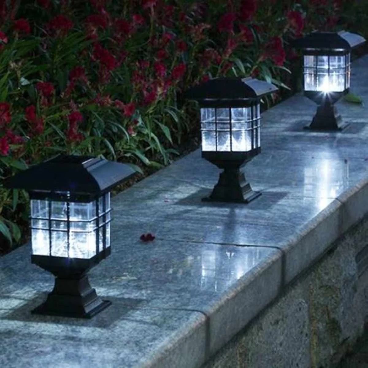 

Outdoor Garden Yard LED Solar Power Light Lawn Path Landscape Lamp Decor Driveway Yard Lantern Lamp Fixture