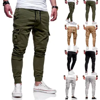 

2019 New Mens Slim Fit Tracksuit Bottoms Skinny Jogging Joggers Sweat Pants Trousers