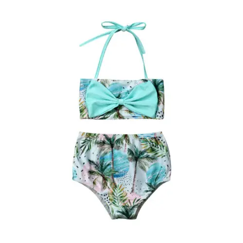 2PCS Pudcoco 2019 Brand NEW Kids Baby Girl Bikini Set Swimwear Bandage Tops Shorts Pants Swimsuit Outfit | Детская одежда и обувь