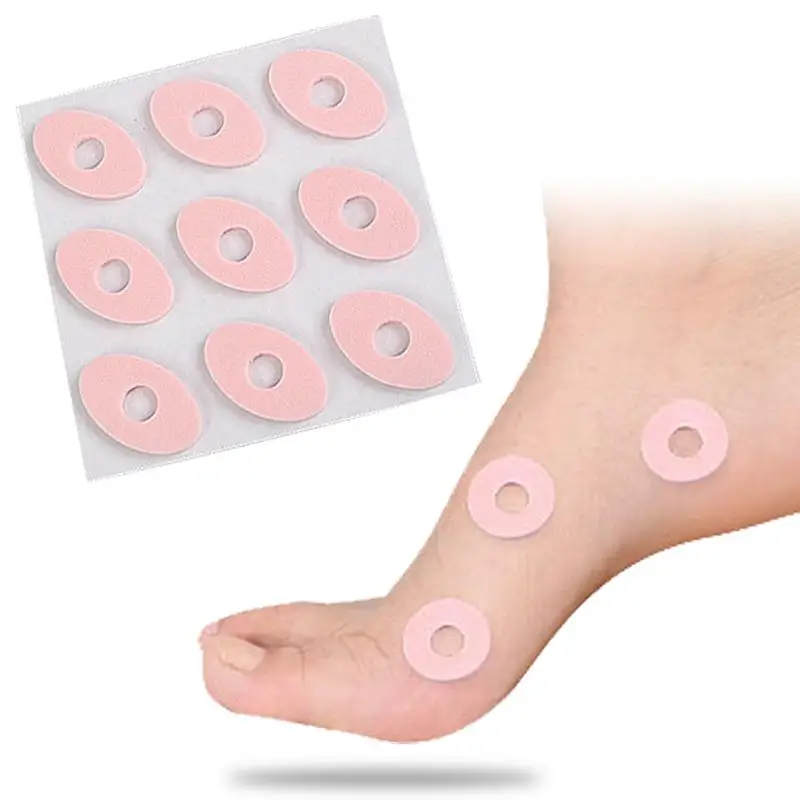 

9pcs / 6pcs Oval Round Corn Plasters Foot Callus Cushions Toe Protection Pain Relief Pads High Heel Inserts Foot Care Tool