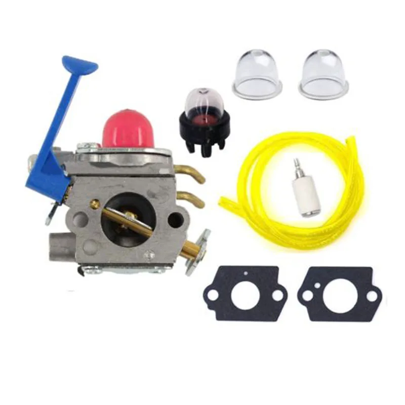 Carburetor for Huqvarna Trimmer 545081848 C1Q W40A 128C 128L 128LD 128R 128RJ Engine Accessories Gaskets+Primer bulb+Fuel filte