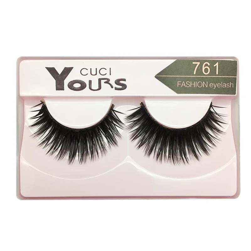 

Thick False Eyelashes 10 Pairs With Gift Box Natural Eye Extension Handmade Reusable Eyelash Beauty Tools For Women And Girl Dn*