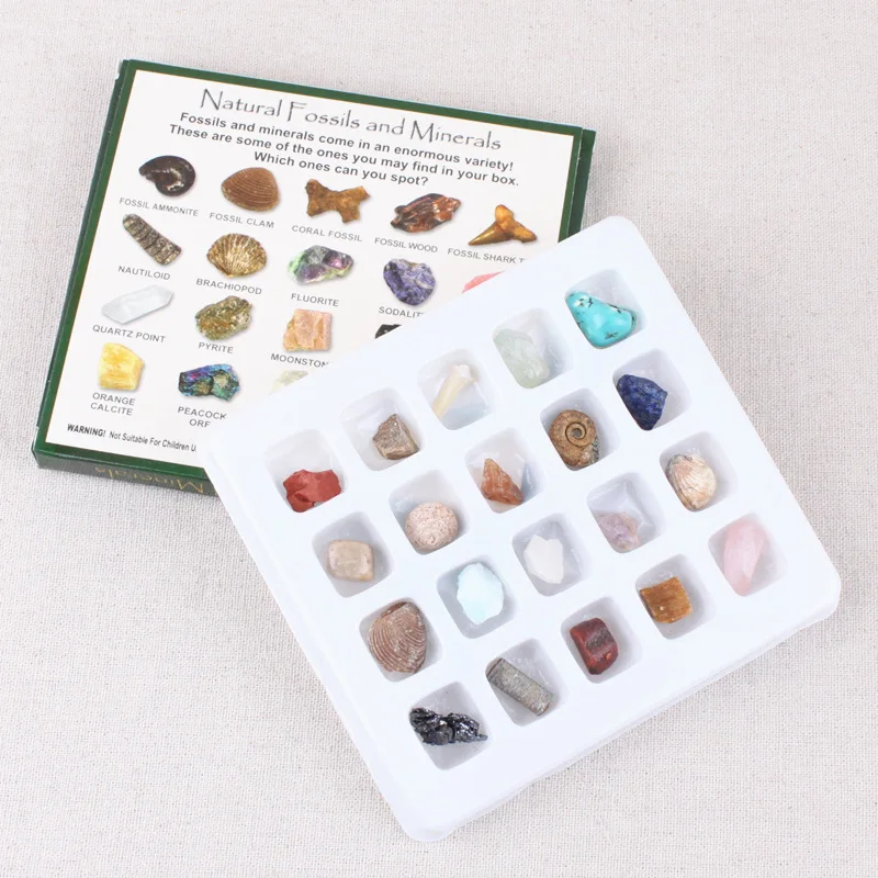 

2018 Educational Geology Science Kit Rock And Mineral Collection Toy