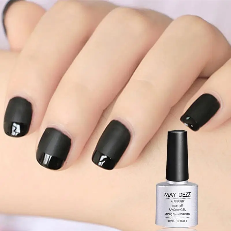 10 мл матовый гель лаки для светодио дный ногтей УФ светодиодная лампа Matt Top Coat лак