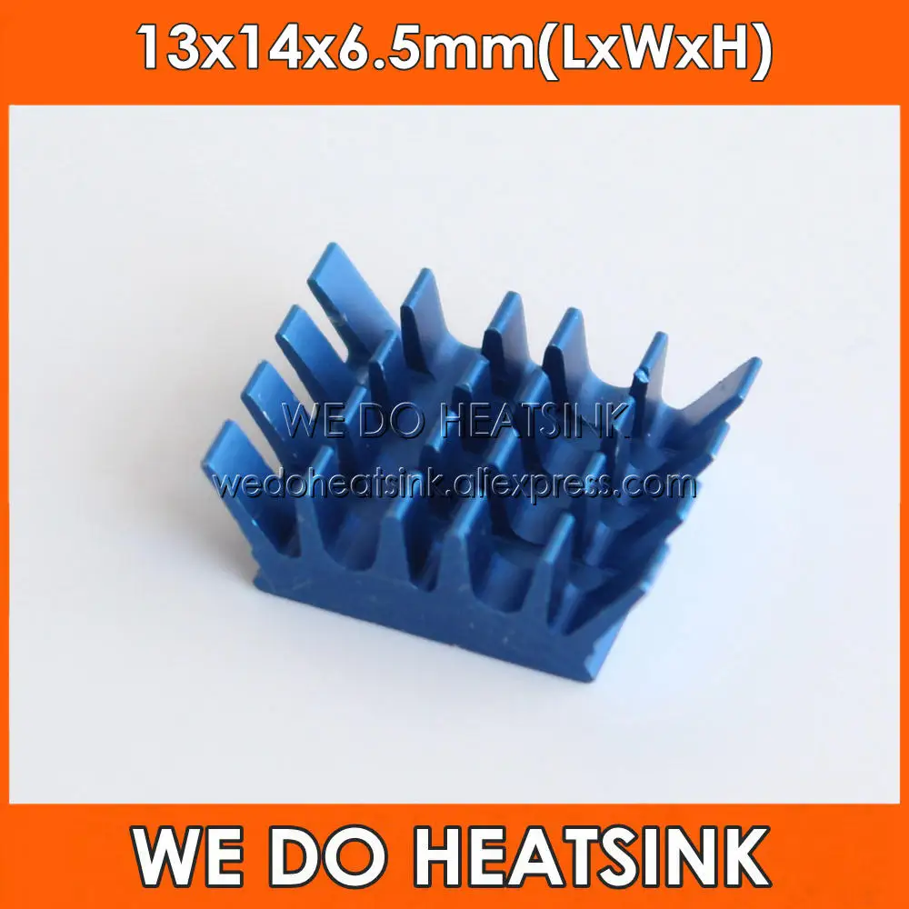 

10pcs Aluminum Spiky Anodized Deep Blue Heatsink, Free Shipping