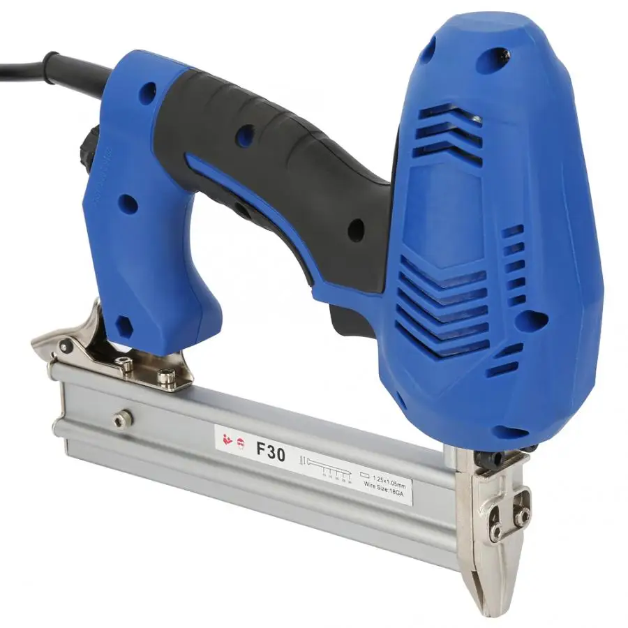 

F30 Heavy Duty Electric Nail Gun Straight Nailers Woodworking Stapler Gun EU Plug 220V
