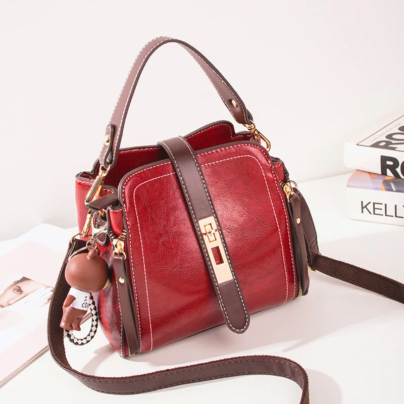 

Drop Shipping Summer Genuine Leather Small Bag Luxury Designer Female Handbags Brand Shoulder Femme Messenger Mother Sac Purses
