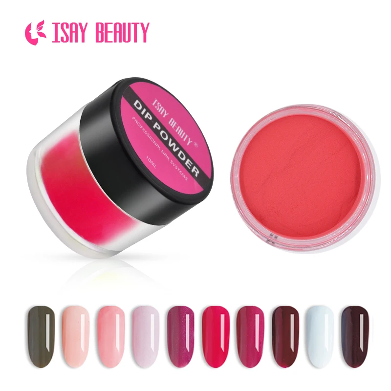 ISAYBEAUTY пудра для напыления легче наносить чем традиционный акрил с прочностью и