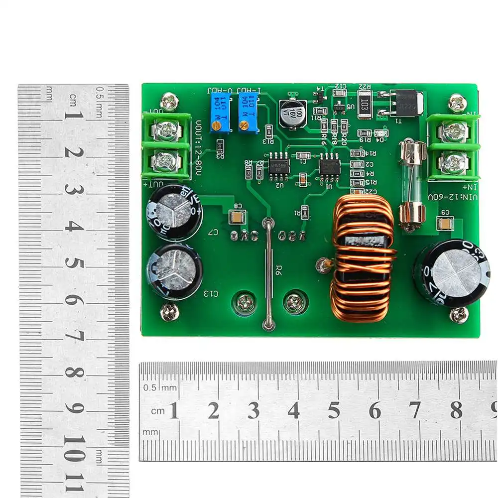 DC 600 Вт 10-60 в до 12-80 в повышающий преобразователь Повышающий Модуль питания