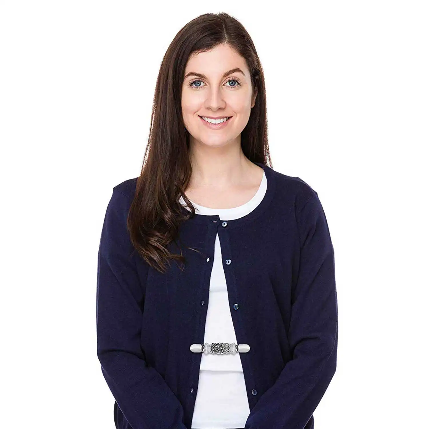 4 шт. винтажный свитер зажим для шали платья кардиган воротник клип ...