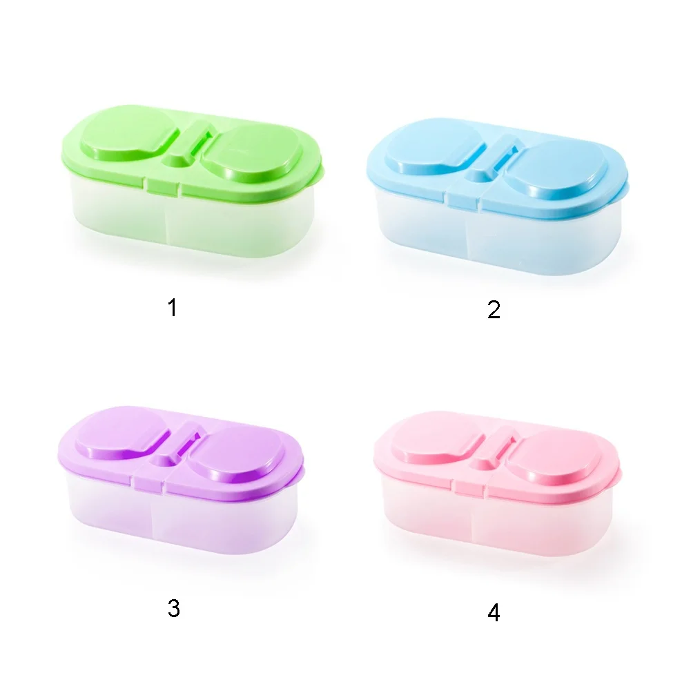 

1PCS Boxes Plastic Fashion Kitchen Transparent Container Preservation Fresh Food Storage Sauce Box Case with Lids