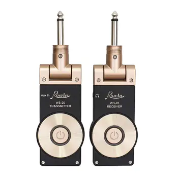

2.4GHz Wireless Guitar System Transmitter Built-in Rechargeable Lithium Battery 30 M Transmission Range For Electric Guitar Bass