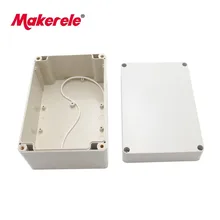 High Quality Waterproof Electronics Junction Case ABS Material Project Box For Outdoor IP65 Electrical Box Plastic Housing DIY 1 piece free shipping aluminum electrical housing with wall mounting aluminum junction box szomk for pcb diy case electronics