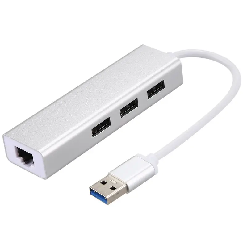 USB 3 0 гигабитный Ethernet адаптер с портовым концентратором для RJ45 Lan сетевой порт
