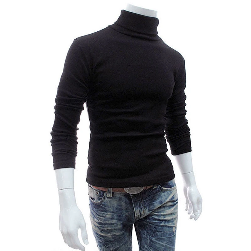 mens roll neck top