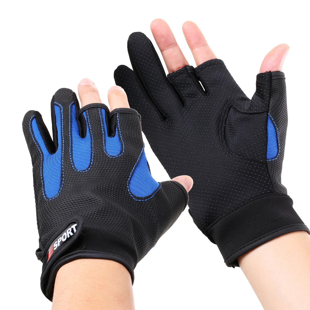 

Anti-slip Warm Gloves Half Finger Smooth Diving Cloth Fishing Gloves for Winter Cycling Riding Hunting Climbing Gloves
