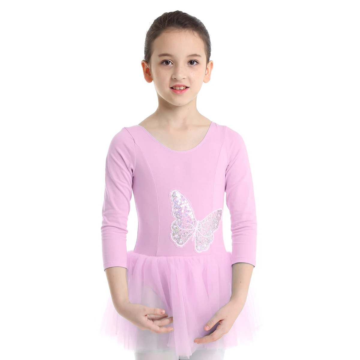 IIXPIN/балетное платье детское балетное для девочек Розовая фатиновая юбка