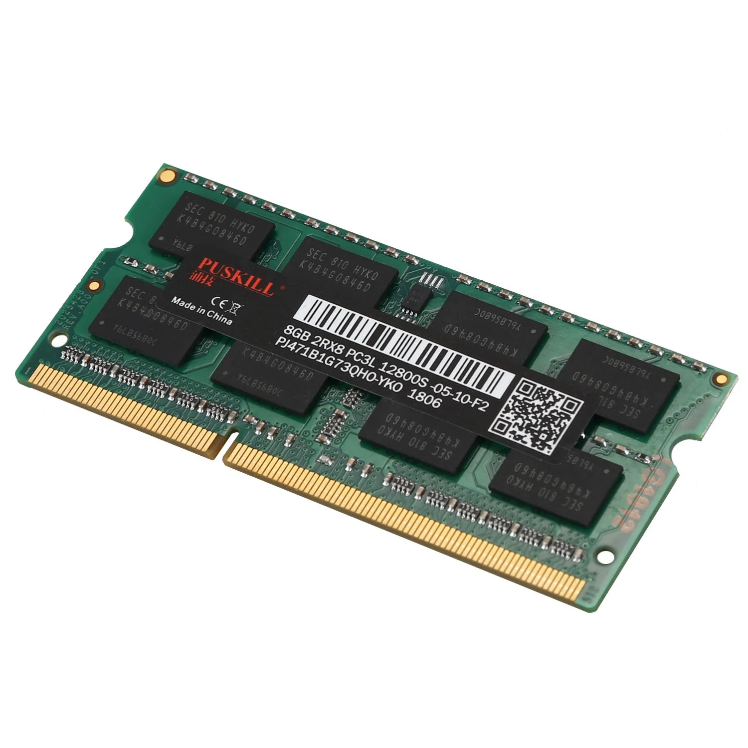 Puskill Ddr3 1600Mhz 1,35 V 204Pin низкое напряжение оперативной памяти для ноутбука