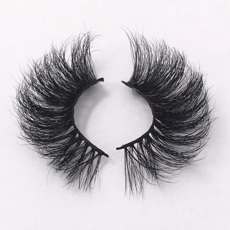 

25mm Mink Lashes 3D Mink Eyelashes For Makeup 25mm Long False Eyelashes Faux Cils Reusable Fake Eye Lashes Thick Maquillaje