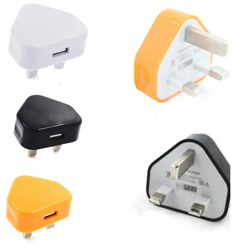 Штепсельная Вилка британского стандарта сетевой Настенный 3 Pin USB Зарядное устройство адаптер Мощность Hong Kong Британский положение телефона Зарядное устройство адаптер для iphone Xiaomi iPod