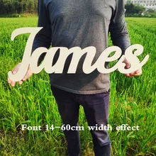 Деревянное имя на заказ, гостиная, спальня, настенное искусство, украшение, персональный знак имени семьи, Детская медсестры, знак выше, декор детской кроватки