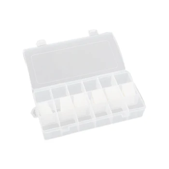 

Embroidery Floss Organizer Box 18 Compartments With 100 Hard Plastic Floss Bobbins