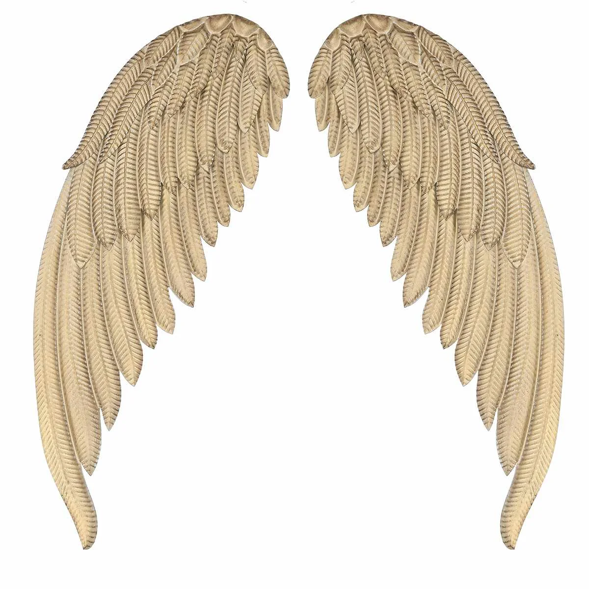 

1Pair Metal Angel Wings Abstract Wing Room Hanging Wall Decor Figurine Miniature Decorative Metal Wing Home Wall Background Gift