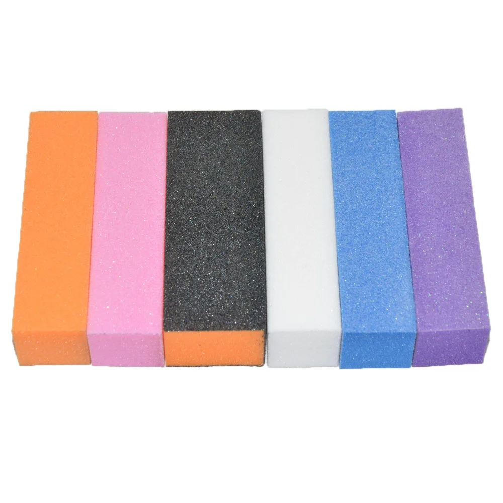 

10pcs Colorful Form Nail Buffers File for UV Gel Nail Polish Sanding Buffer Strips Nail Polishing Manicure Tools Wholesale