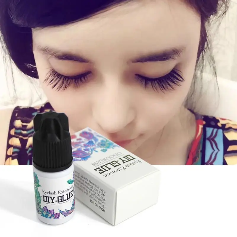 

5ml Eyelash Glue Hypo-allergenic Non-irritating Odorless Fast Drying Eyelash Extension Glue For Beauty Gift