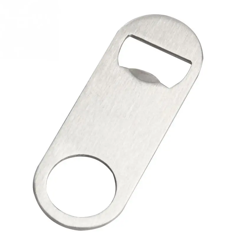 Stainless Steel Beer Bottle Opener Blade Remover Speed Durable Flat Mini Beer can opener kichen