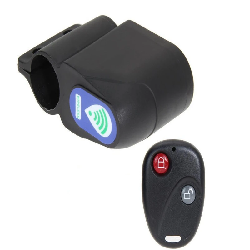 

Bicycle Lock Anti-theft anti-lost Wireless Remote Control Vibration Alarm detector sensor for bike motorcycle