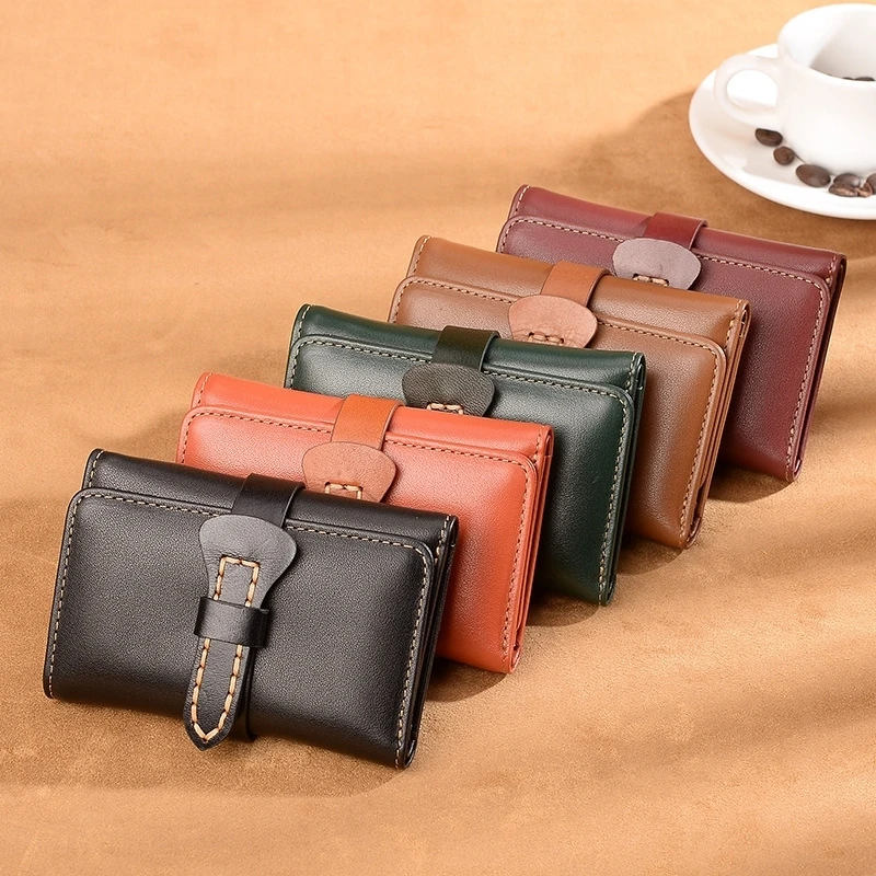 

Key Bag Leather Key Bag Multi-Function Ladies Purse Leather Card Package Korean Version Personality Tide