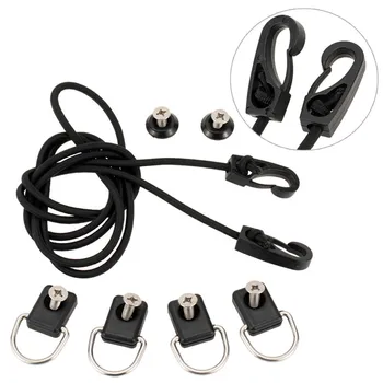 

Kayak D-rings Water Sports Fishing Rigging Canoe D Rings with M6 Screws Boating Kayak Rowing Boats Kit Accessories