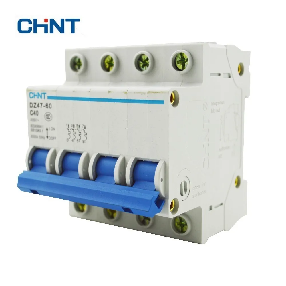 CHINT DZ47 60 40A миниатюрный автоматический выключатель микро прерыватель цепи 4P