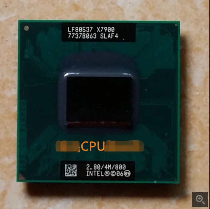  original Intel X7900 cpu for Intel Core 2 Duo Extreme 4M 2.80G 800MHz SLA33 SLAF4 Laptop Processor 