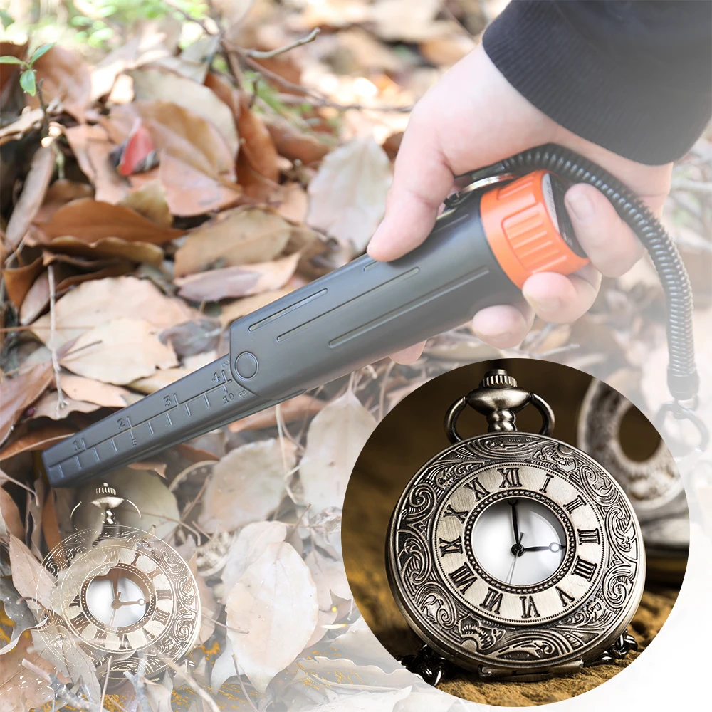 

Metal Detector High Sensitivity Handheld Gold Finder Metal Detector Treasure Water Search Gold Locator Pointer LED Light