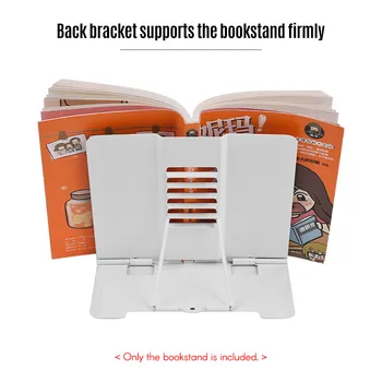 

Steel Book Holder Adjustable Six Angles Bookstand Bookshelf Document Holder Great Reading Tool for Document Cookbook Tablet