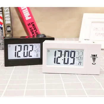 

Electronics Projection Clock Lcd Electronics Clock Student Bedside Bell Control Be In A Poor Light Alarm Clock Snooze 3605