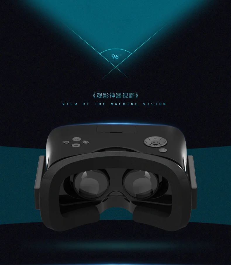 Shinecon 3D очки VR с наушниками виртуальной реальности шлем для фильмов видео игры
