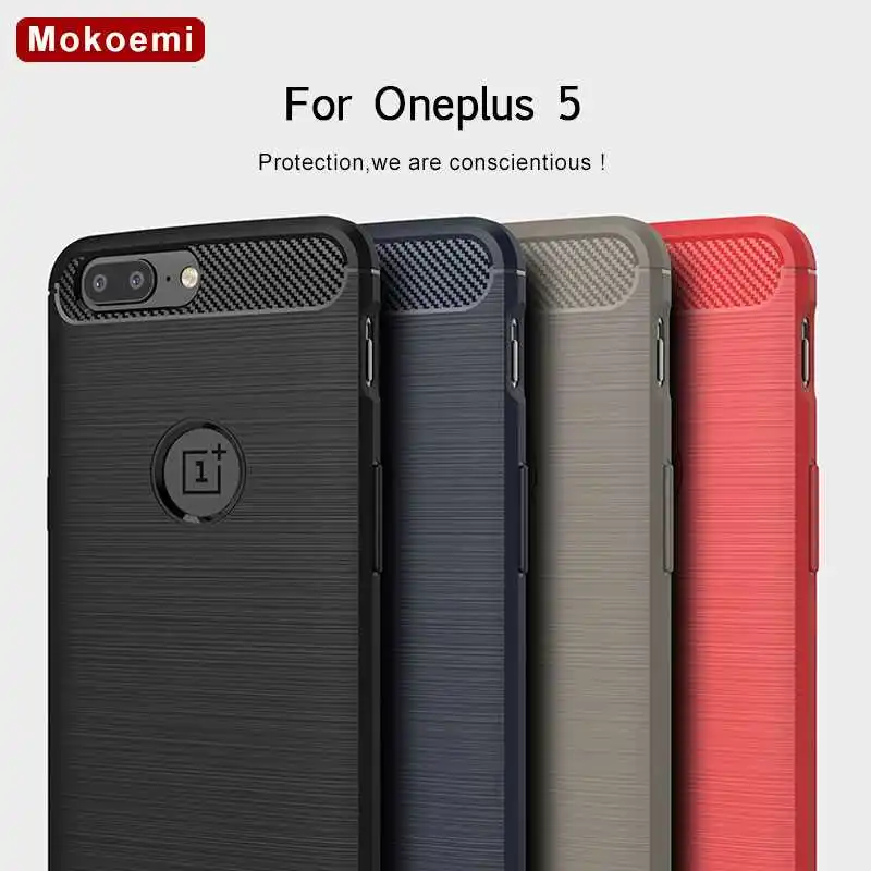 

Mokoemi Fashion Shock Proof Soft Silicone 5.5"For Oneplus 5 Case For Oneplus 5 cell Phone Case Cover