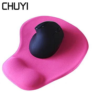 

CHUYI Fabric Neoprene Mouse Pad Anti-Slip Memory Foam Comfort Wrist Rest Soft Gaming Mousepad For Office Laptop Mause Pad Gamer