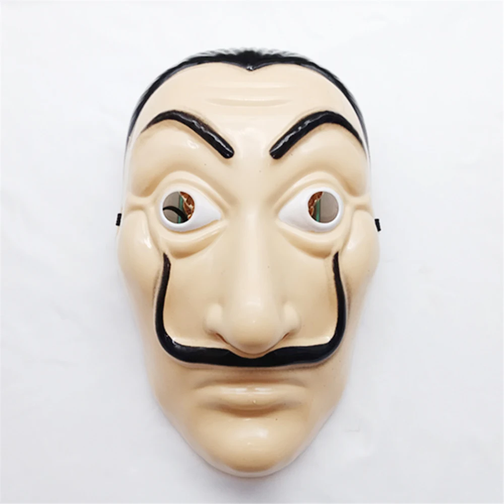 La Casa De Papel маска Страшные маски на Хеллоуин вечерние маскарадные костюмы для косплея Salvador Dali бумажный дом забавная маска Одежда Реквизит