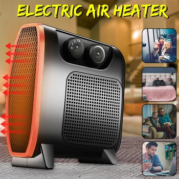 

220V 1500W Portable Mini Fan Heater Electric Air Heater Desktop For Home Office Winter Warmer Heater Stove Radiator Machine