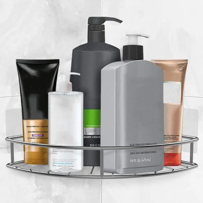 

Waterproof Stainless Steel Bathroom Shelf Suction Cup Holder Rack Shelf Wall Hanger Soap Sponge Holder Bathroom Kitchen rack