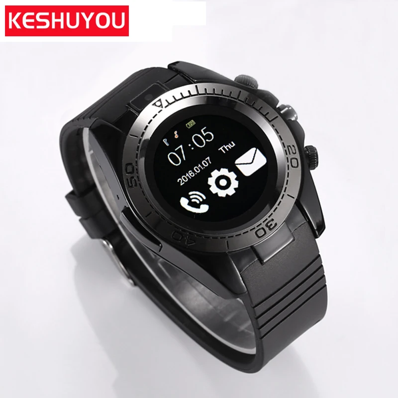 KESHUYOU SW007 Bluetooth Смарт-часы Android Смарт-часы мужские Смарт-часы Android носить Смарт-часы телефон камера с сим-картой TF