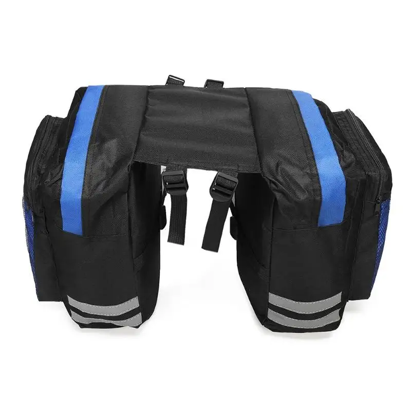 MTB Mountain Bike Bag Bicycle Double Rear Rack Tail Seat Trunk alforjas brompton Accessories bolsa bicicleta Cycling сумка для