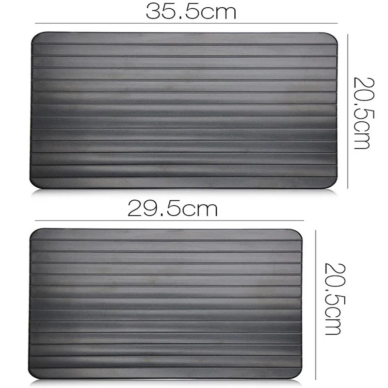 Magic Metal Plate Defrosting Tray Safe Fast Thawing Frozen Meat Quick Defrost Kitchen Tools Gardgets Magic Metal Plate Defrosting Tray Safe Fast Thawing Frozen Meat Quick Defrost Kitchen Tools Gardgets