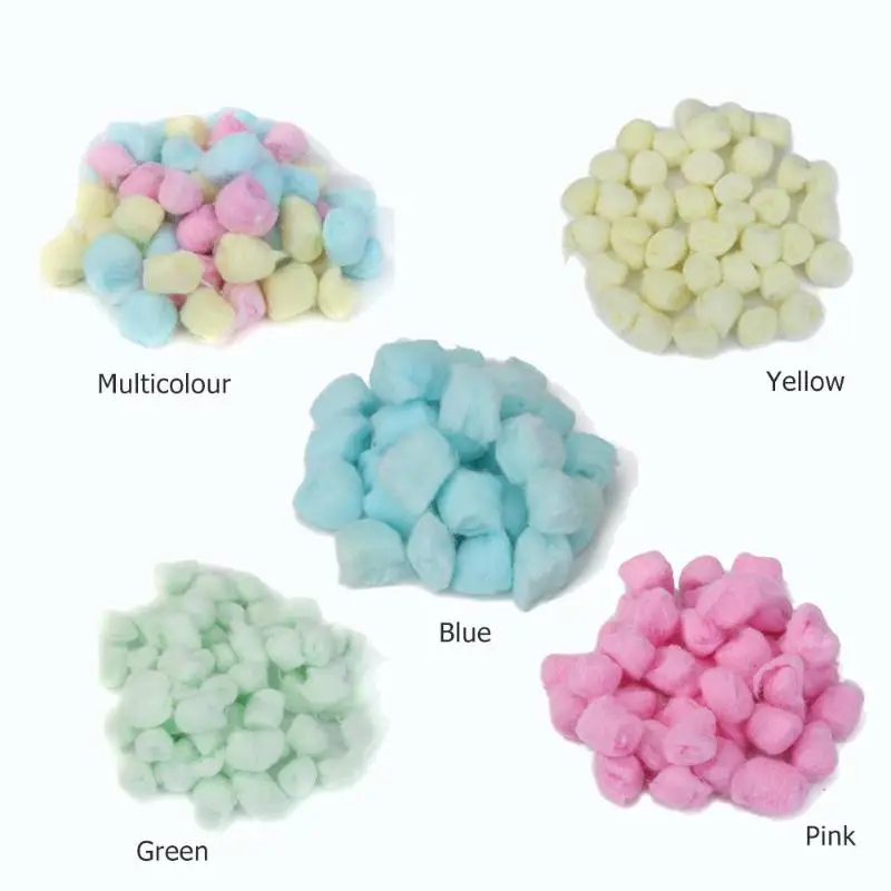 

﻿100Pcs/lot Winter Keep Warm Cotton Ball Cute Cage House Filler for Hamster Rat Mouse Small Animals House Decor