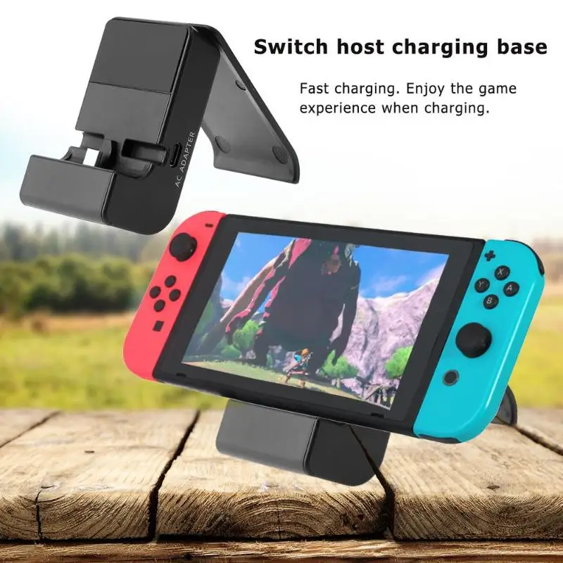 

Adjustable USB Type-C Charging Dock Station Holder Mount Bracket For Nintend Switch NS Console Joy-Con Games And Accessories